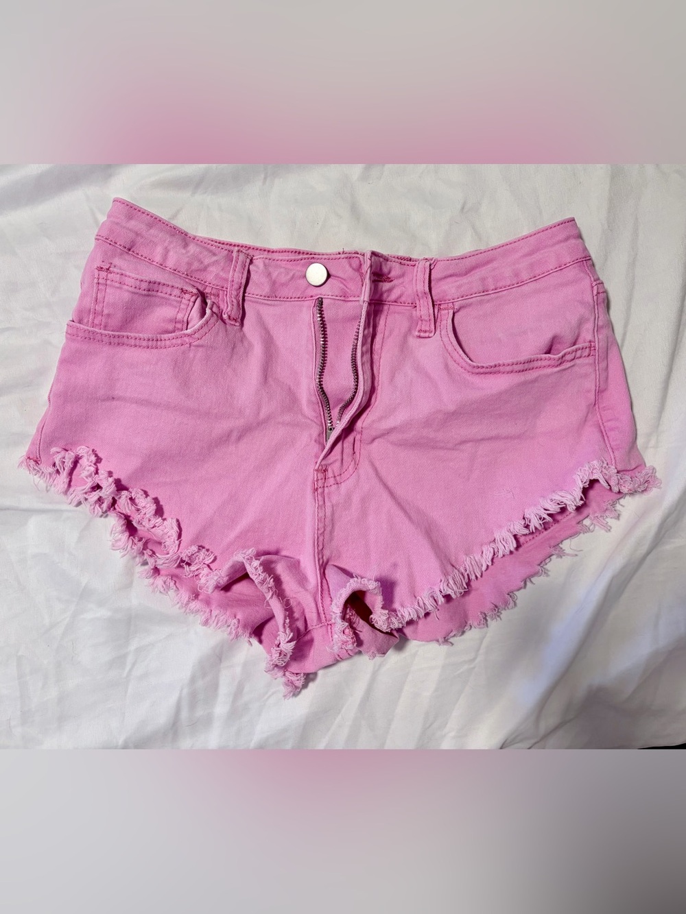 Pink booty shorts